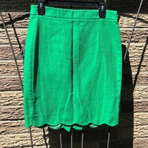 J.Crew Factory scalloped pencil skirt, size 4